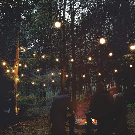 Lichterkette für den Außenbereich Gartengirlande 20 m 20 xE27 LED 1,3 W