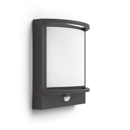 Gartenleuchte LED Wandleuchte SAMONDRA IR myGarden 12W 2700K IP44 mit Bewegungssensor Anthrazit PHILIPS