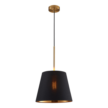 Decke Hängelampe E27 Schwarz Gold ELENA Sanico Goldlux