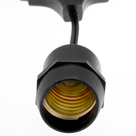 LED Außen-Lichterkette 20x E27, Garten Lichterkette 20m MALUS LUMILED