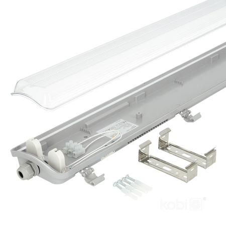 G13 IP65 Grau Hermetische LED-Leuchtstofflampe Kobi