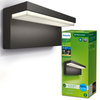 Garten LED-Wandleuchte BUSTAN 3.8W 2700K warm IP44 Anthrazit PHILIPS