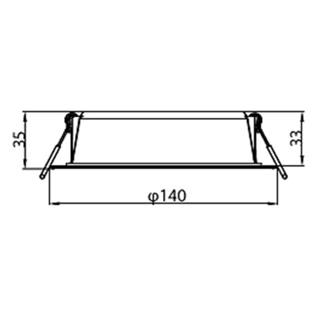 LED-Panel LED-Einbauleuchte 12,5W 960lm 4000K Weiß Meson Philips