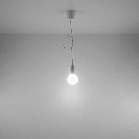 LED-Pendelleuchte DIEGO E27 Überhang Weiß SOLLUX