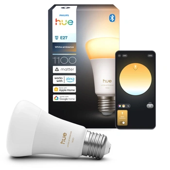 LED-Lampe E27 A60 8.1W = 75W 1100lm 1800-20000K CCT SMART Smart Bluetooth ZigBee Weißes Ambiente Philips HUE