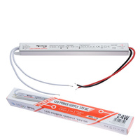 LED-Leisten-Netzteil 2A 24W 12V DC SLIM Möbel-Netzteil