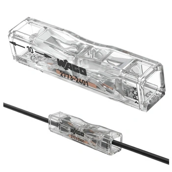 Installationsverbinder Schnellverbinder 2773-2401 Durchgangsloch 2x4mm WAGO