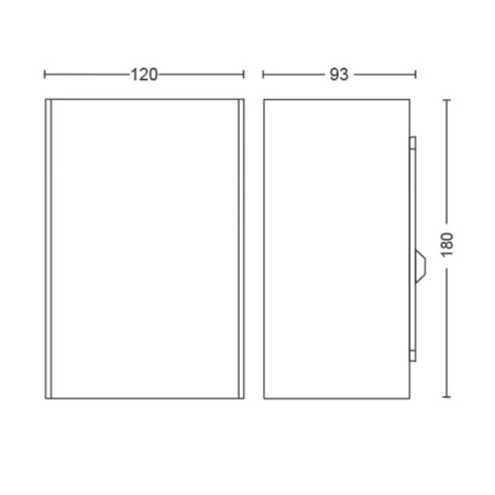 Philips HUE Resonate Laterne Außenwandleuchte 17464/30/P7