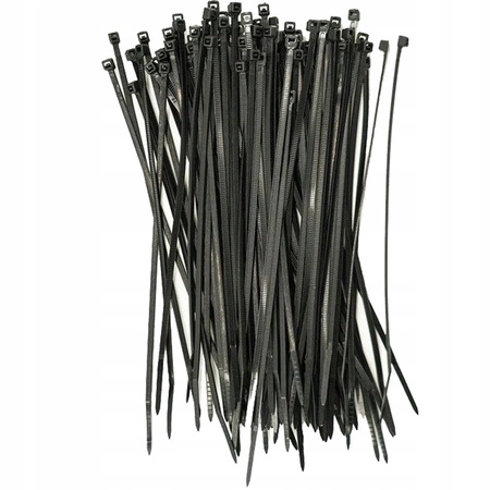 100x Kabelbinder 4.8x100mm Schwarz LUMILED