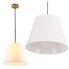 Hängelampe E27 Weiß Gold ELENA Sanico Goldlux