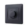 Dimmer mit Rahmen 600W 10A Aufputz Schwarz BINERA VIDEX