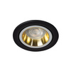 Deckeneinbauleuchte FELINE DSO GU10/GU5.3 Rund Schwarz-Gold KANLUX