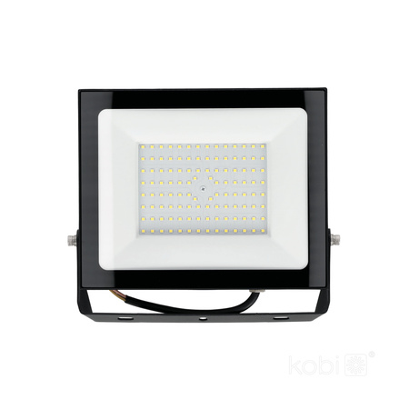 LED-Flutlicht Halogen 100W 8700lm 6500K IP65 Schwarz LED2B Lampe MH KOBI