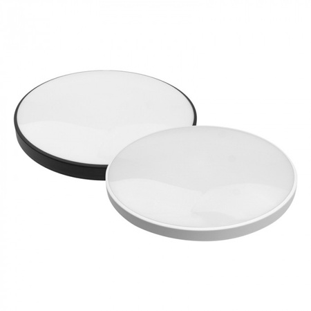 Plafond LED-Deckenleuchte 18W 1400lm 4000K Neutral mit austauschbarem schwarzem oder weißem Rahmen Ecolight