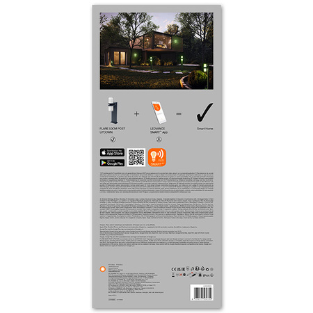 FLARE intelligenter Gartenpoller 50 cm SMART+ WiFi 14W 1000lm RGB+W LEDVANCE