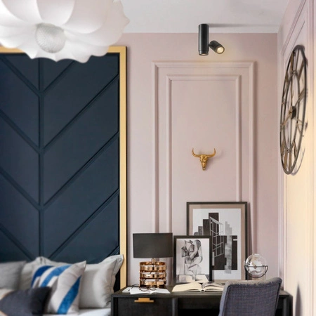 Aufbauleuchte Deckenleuchte LED Röhre 2xGU10 Schwarz VIDEOX