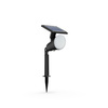 LED Solarbetriebene Gartenlampe Schwarzer gerichteter Reflektor 2700K IP44 PHILIPS