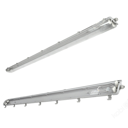 G13 IP65 Grau Hermetische LED-Leuchtstofflampe Kobi