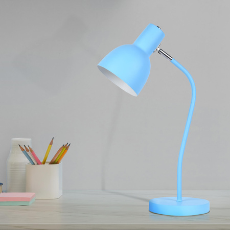Schreibtischlampe Tisch E27 Blau Mimi Sanico Goldlux
