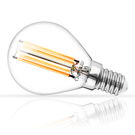 Lampen E14, Glühbirne P45 7W = 60W 806lm 4000K 360° neutral Glühfaden LUMILED