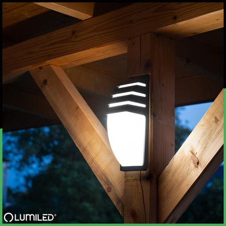 Wandleuchte Außen E27, Garten-Wandleuchte 35cm LECOS LUMILED