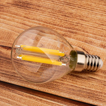 Lampen E14, Glühbirne P45 7W = 60W 806lm 4000K 360° neutral Glühfaden LUMILED