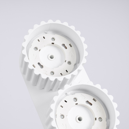 Anbauleuchte 2x GX53 Aluminium Weiß Aura Deep Space SL.1783 Sollux