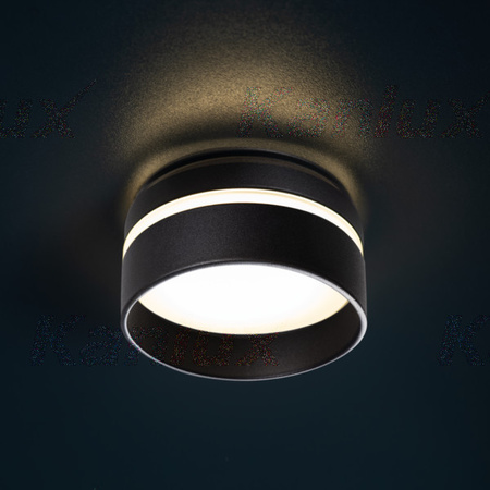 GOVIK MR16 GU10 schwarze Kanlux-Halogen-Deckenleuchte