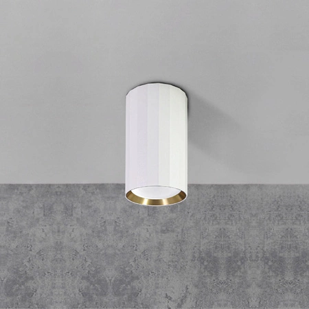 Spot GU10 Weißgold NICEA Sanico Goldlux Anbauleuchte