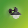 Gartenlampe LED Elevation Wandleuchte DAMASCUS myGarden E27 IP44 Laterne für Down Brown PHILIPS