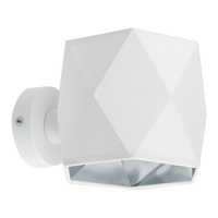 Wandleuchte SIRO WHITE Weiß und Silber Modern Geometrisch E27 3246 TK Lighting