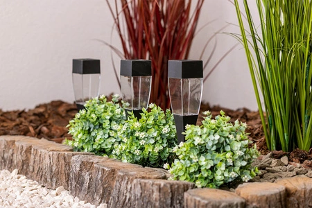 LED-Solar-Gartenlampe 5500-6000K IP44 Dämmerungssensor