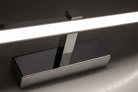 LED-Spiegelleuchte 24W, Badezimmer-Wandleuchte 1680lm Chrom neutral 120cm VENUS LUMILED