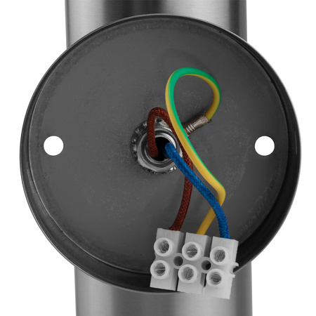 Wandleuchte Außen GU10, Garten-Wandleuchte IP44 nach oben und unten Schwarz ZINNA INOX LUMILED