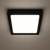 LED-Panel-Deckenleuchte 12W 960lm 4000K Neutral Anbauleuchte Quadratisch Schwarz Proma Masterled