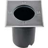 Boden-Einbauleuchte GU10, Bodenstrahler IP65 IK09 Quadratisch CATIO 2 LUMILED