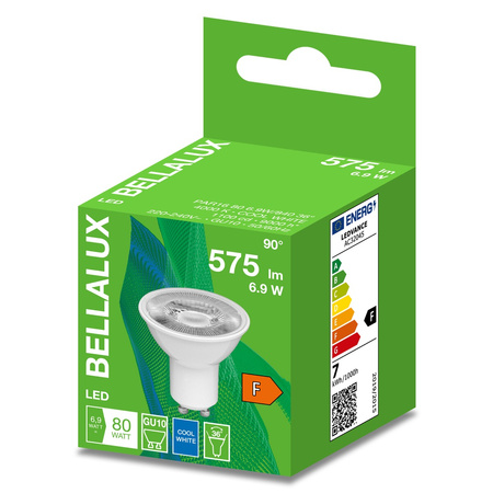 GU10 LED Leuchtmittel 6,9W = 80W 575lm 4000K Neutral 36° BELLALUX