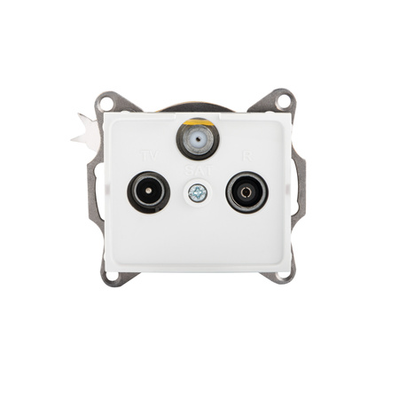 RTV-SAT Steckdose 3fach weiß LOGI KANLUX