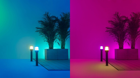 LED-Gartenpfosten für den Außenbereich 4.8W RGB SMART WiFi WiZ