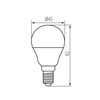 LED Lampen BILO E14 G45 4.9W 470lm 4000K Neutral KANLUX
