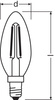 E14 B25 LED Lampen 2,8 W = 25 W, 250 lm, 2700 K, warm, 300° Filament, dimmbar, Retrofit CLASSIC OSRAM