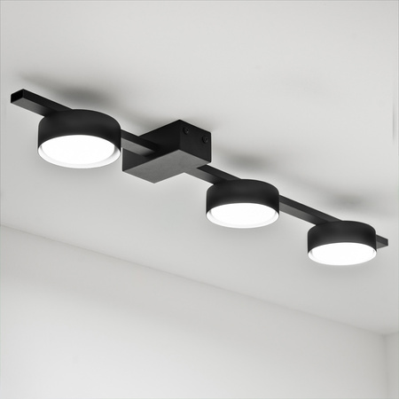 OVILO Deckenleuchte LED-Halogen-Leuchte 3x GX53 Spot Wandleuchte Reflektor LUMILED