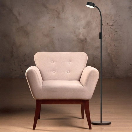 LED Stehleuchte 3W 400lm CCT Schwarz Dimmbar Bruno Sanico Goldlux