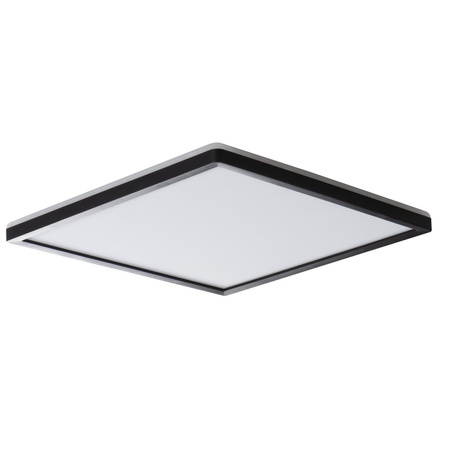 Plafond LED AZPO Deckenleuchte 22W IP54 Quadratisch Schwarz KANLUX