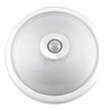 LED-Deckenleuchte Aufbau 2xE27 mit PIR-Bewegungsmelder Weiß rund 30cm