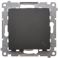 Lichtschalter Single Stair Single Pole Switch Schwarz DW6.01/49 KONTAKTIEREN SIE SIMON
