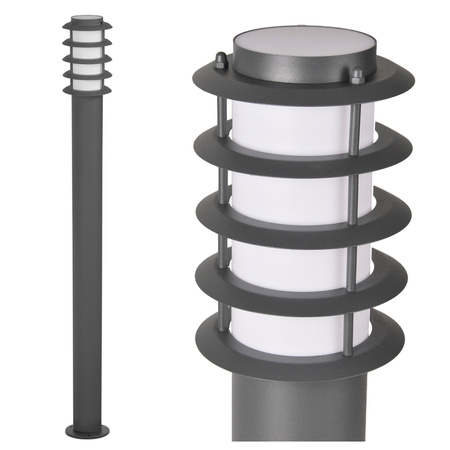 GOLDLUX (Polux) Garten-Pendelleuchte LED E27 SERENA grau 100cm