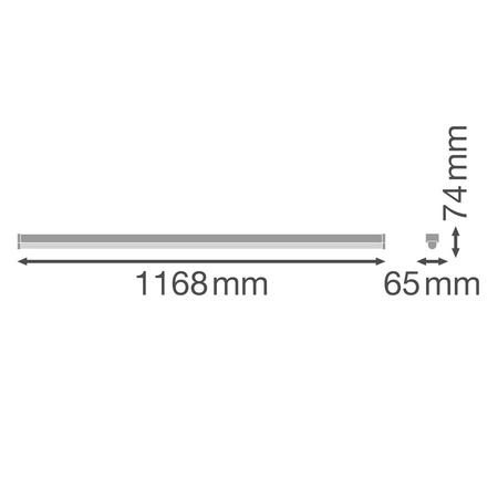 27W 4050lm CCT Weißes lineares Ledvance-Leuchtband