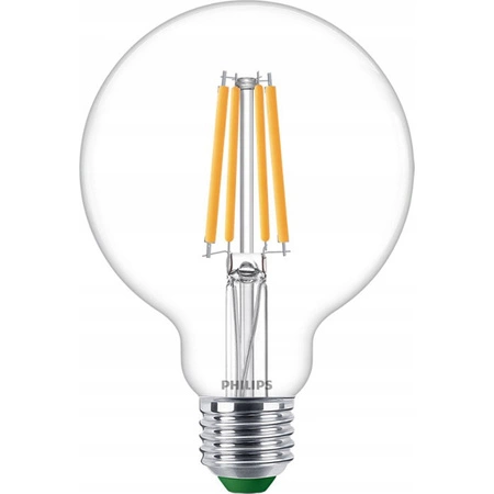 Globe E27 G95 LED Lampen 4W = 60W 840lm 2700K Warm Filament PHILIPS Ultra Efficient