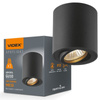 Leuchte Aufbauleuchte HALOGEN SPOT 1x GU10 Moving Black Videx